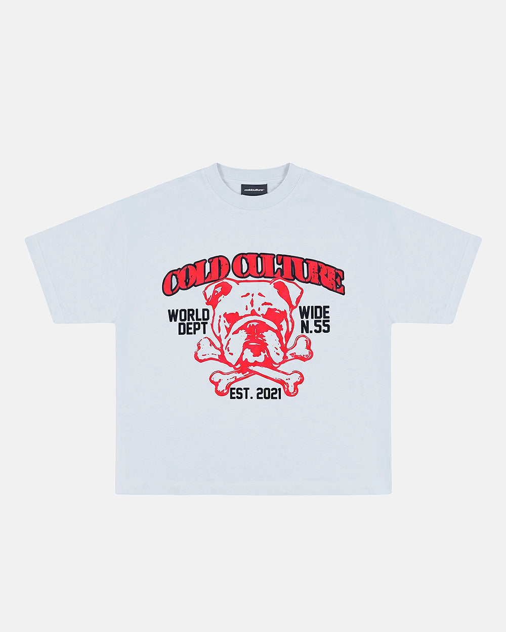 BULLDOG TEE LIGHT BLUE