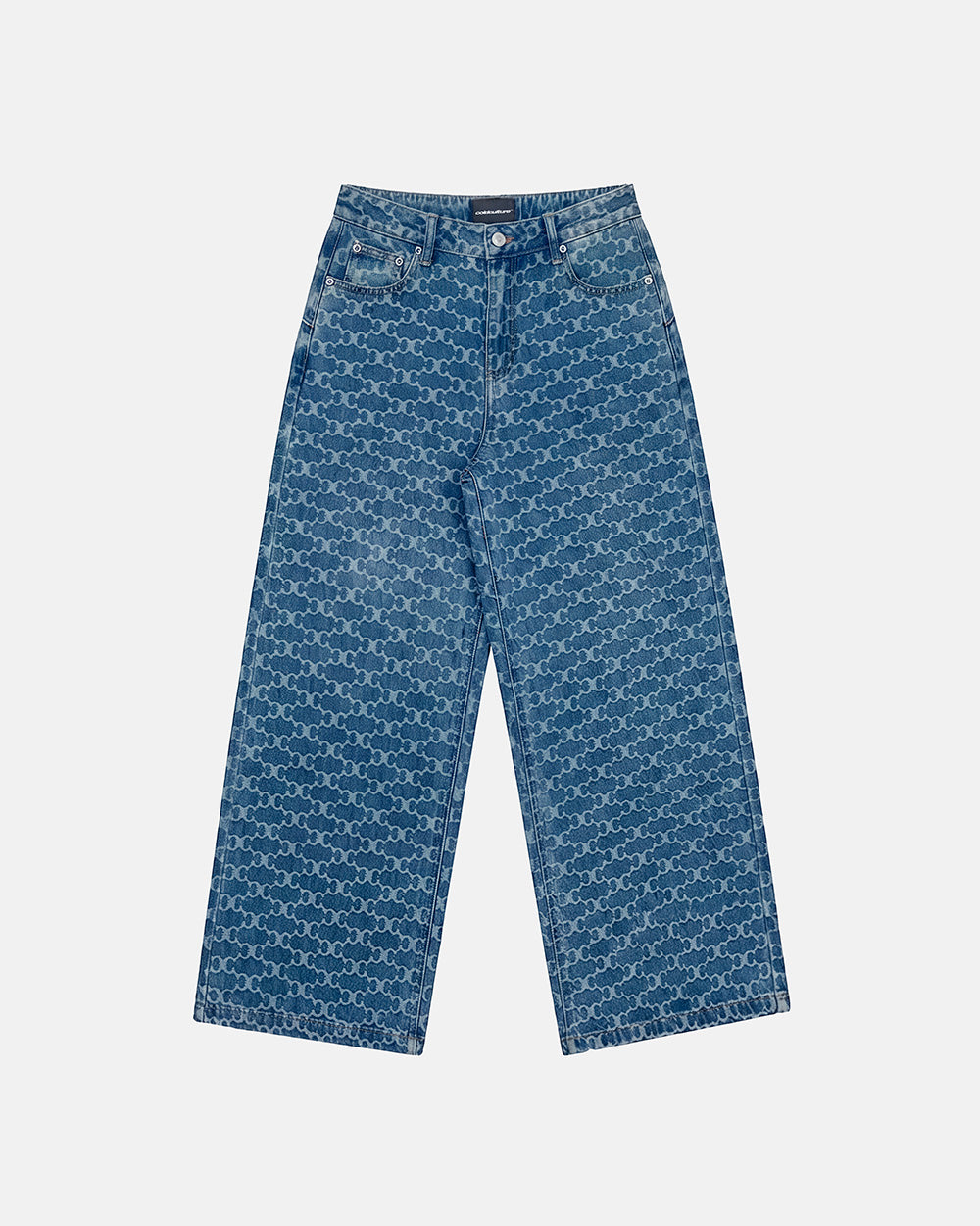 FEVER RACER LOOSE PANTS BLUE - Cold Culture #packshot