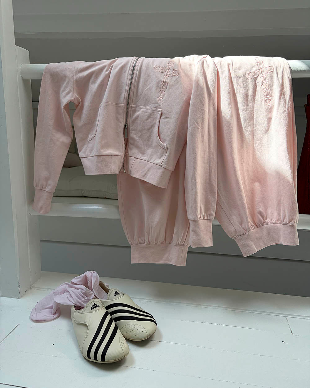 CROSSED SWEATPANTS WOMAN PINK