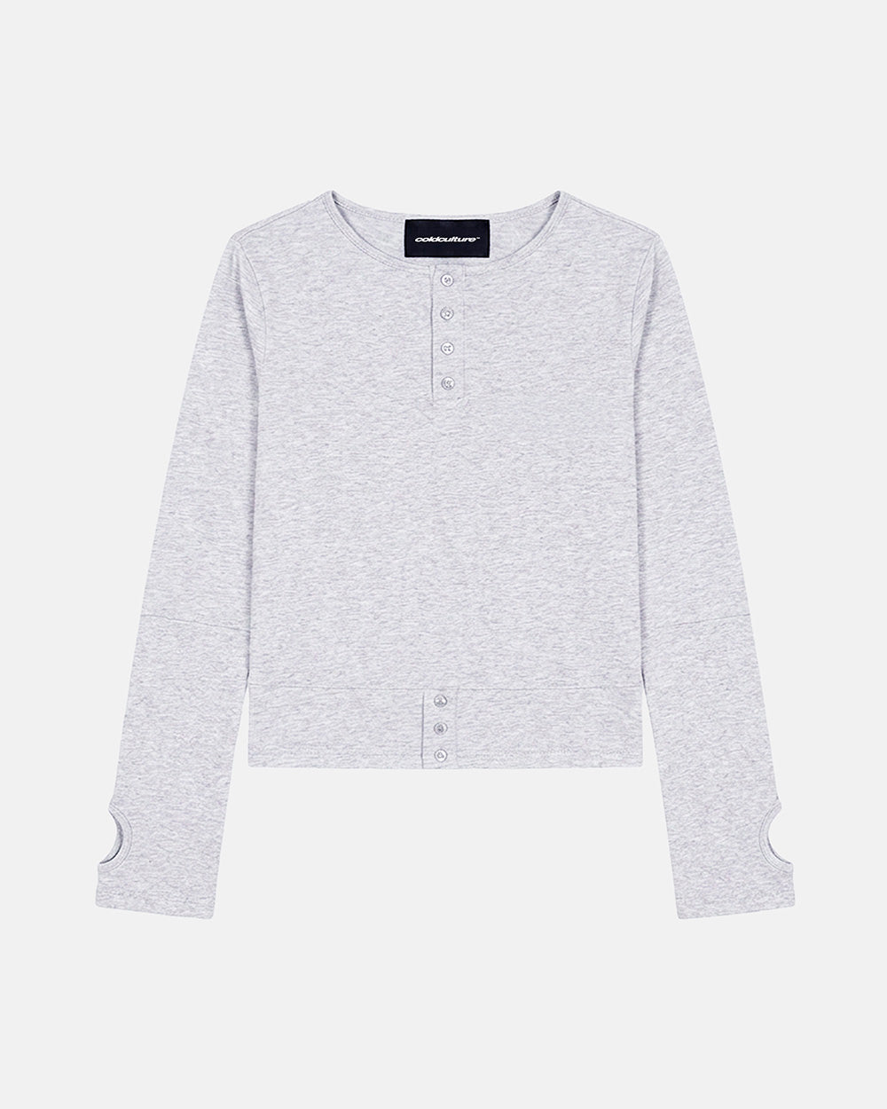 FRAME LONGSLEEVE WOMAN HEATHER GREY