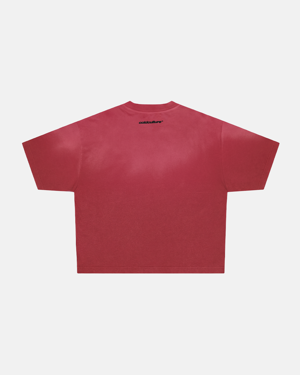 CROSSED SCRIPT TEE RED