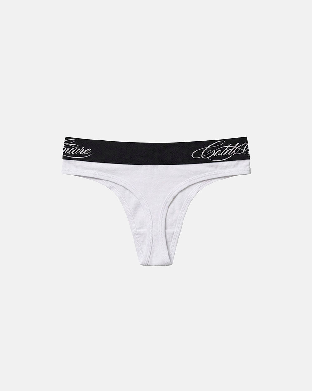ICE THONG 2 PACK WHITE AND BLACK - Cold Culture #packshot