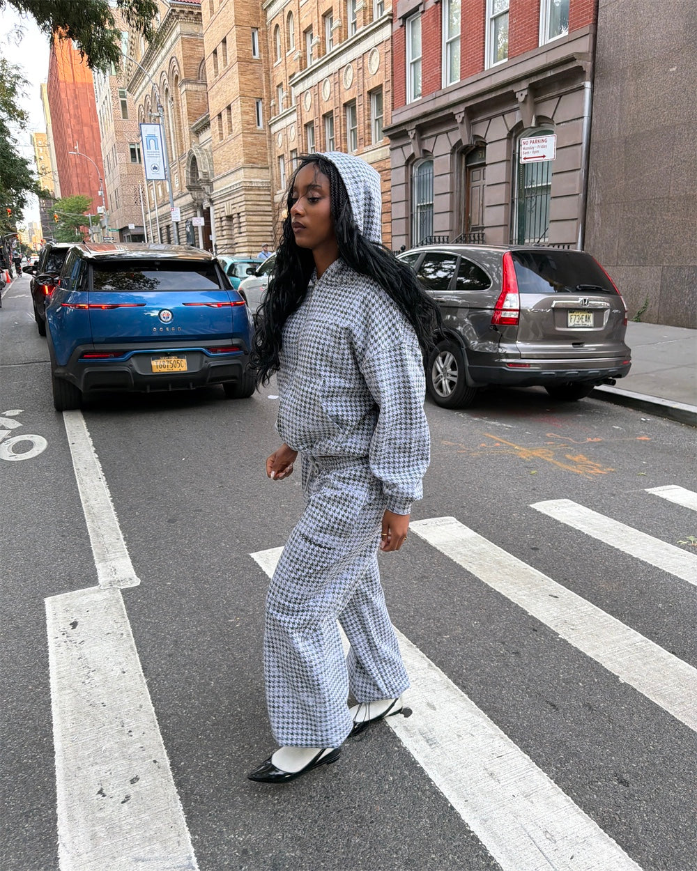 MAISON STREET SWEATPANTS HEATHER GREY