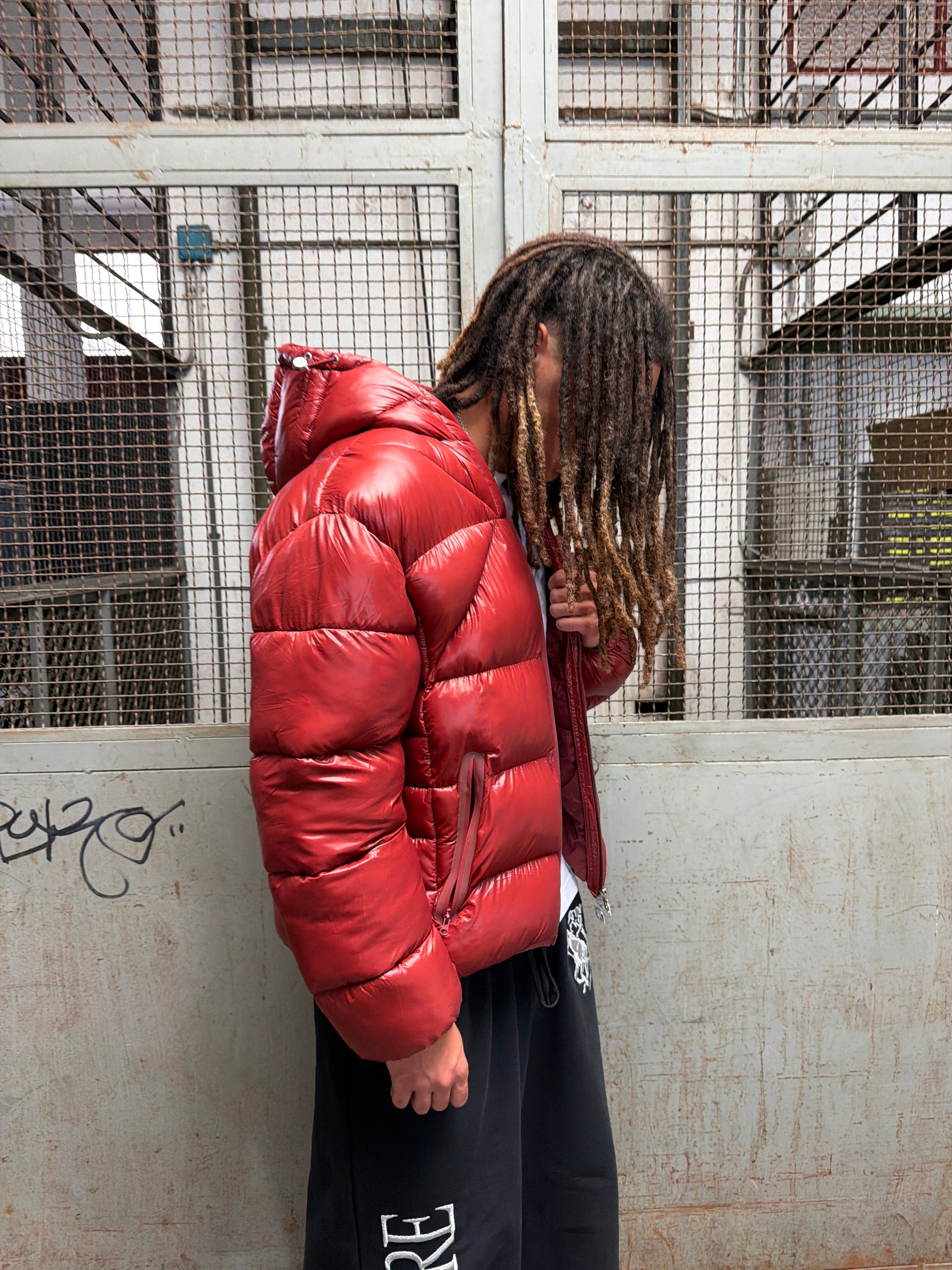 CLOUD ARMOUR PUFFER BURGUNDY
