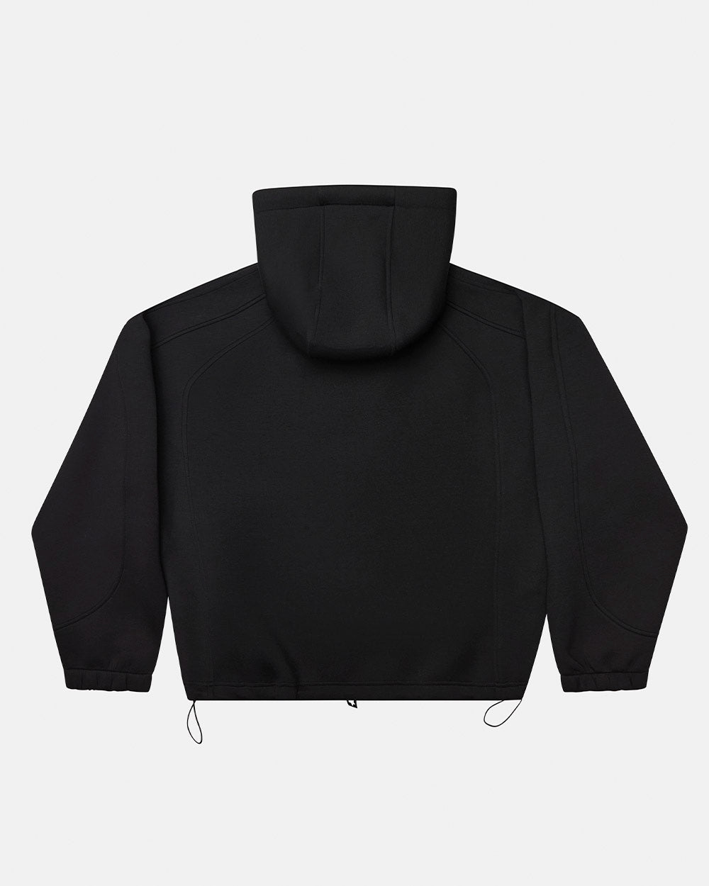 SCUBA ZIP HOODIE GREY & BLACK