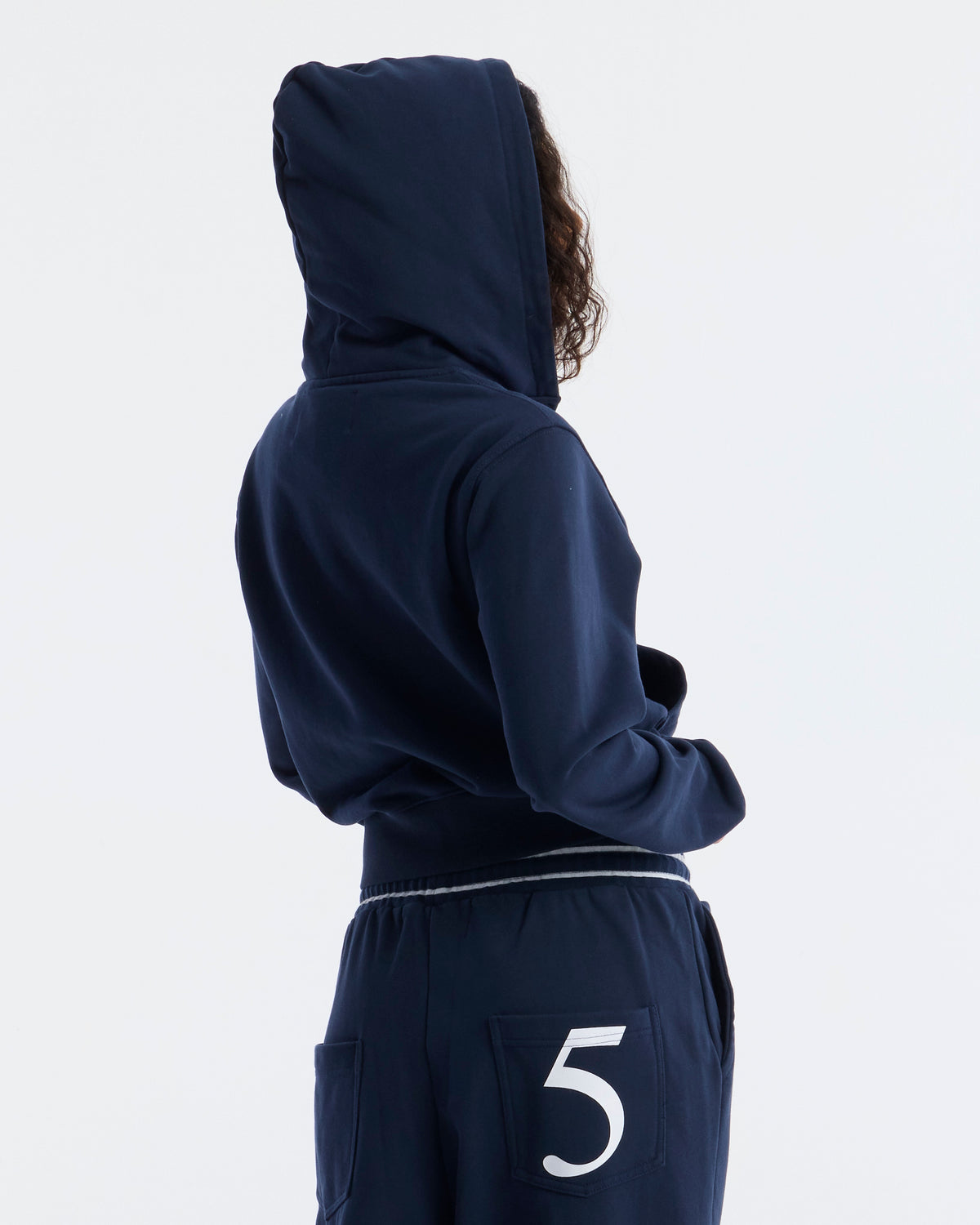 SWING ZIP HOODIE NAVY