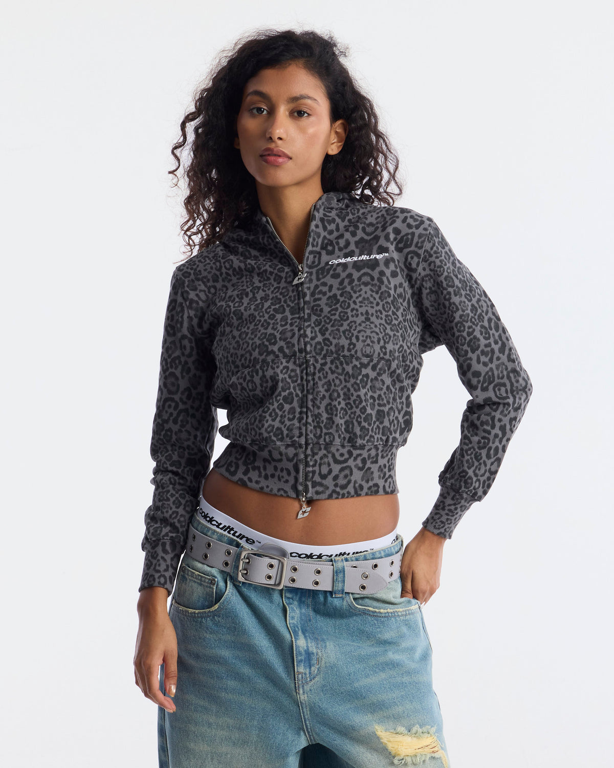 NOCTURNE ZIP HOODIE DARK GREY - Cold Culture #woman