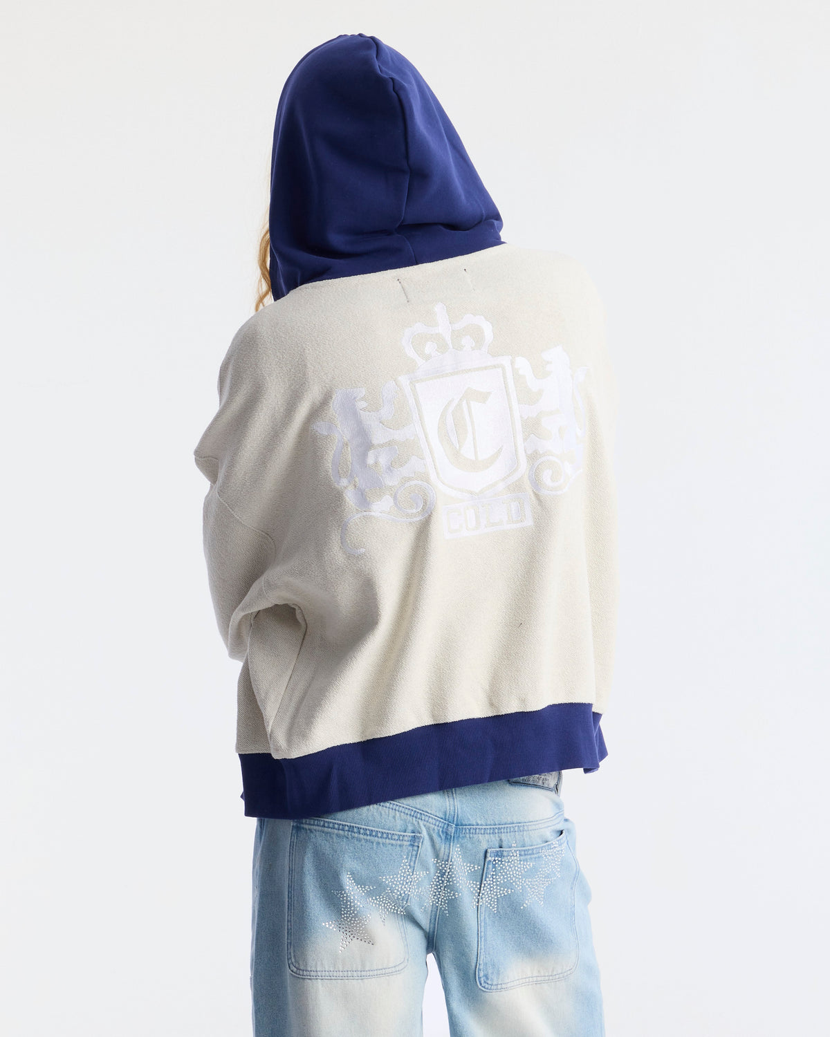 REVERSE FLEECE ZIP HOODIE HEATHER GREY - Cold Culture #man