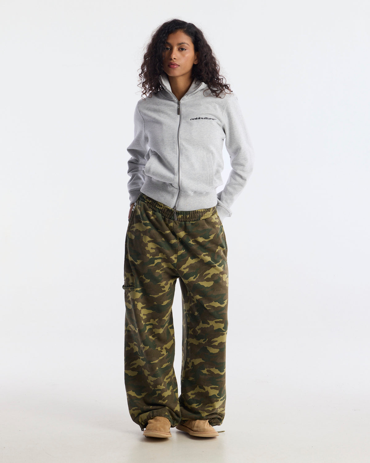 FIVE ZIP JACKET HEATHER GREY