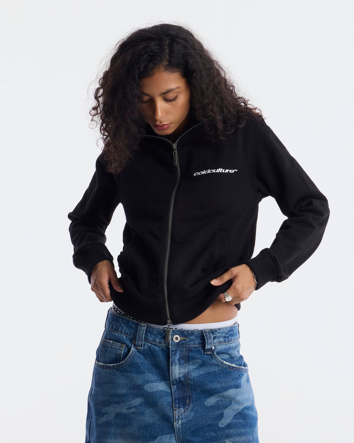 FIVE ZIP JACKET BLACK