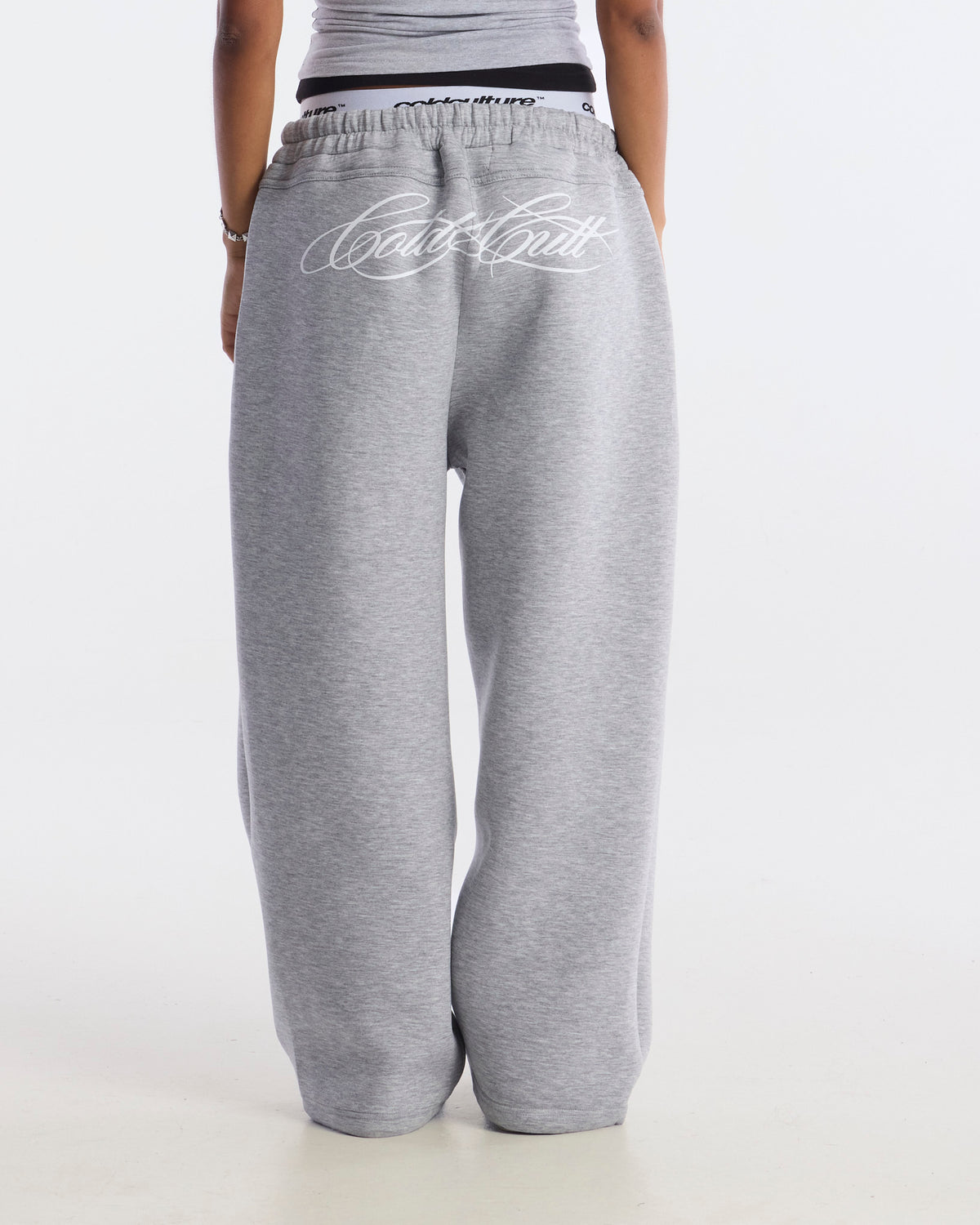 CURVE SWEATPANTS HEATHER GREY