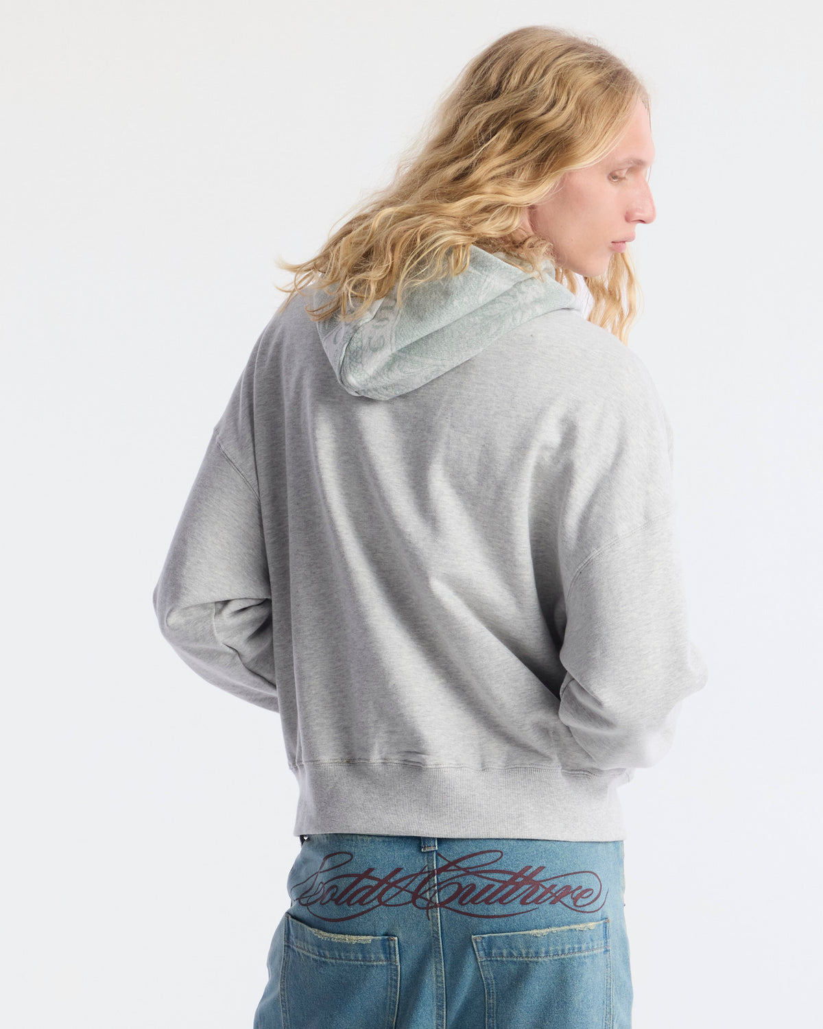 BANDS HOODIE MAN HEATHER GREY - Cold Culture #man
