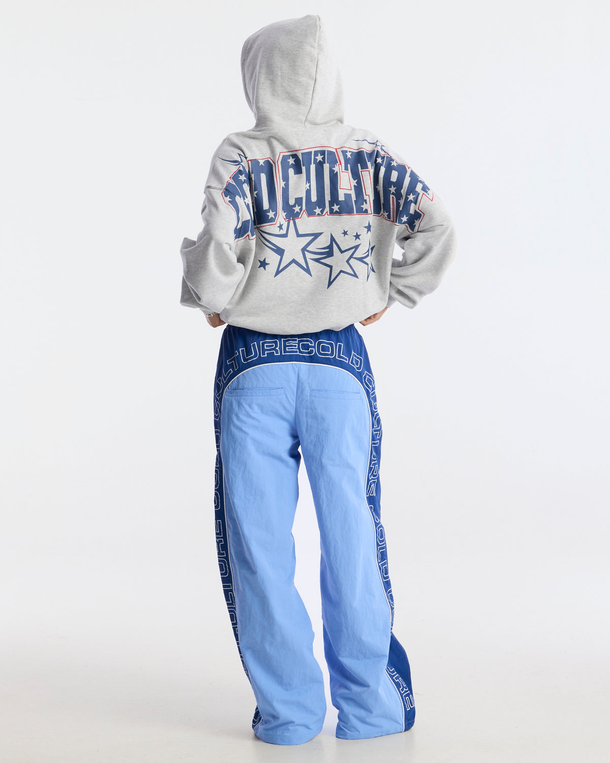 OVERCUT SWEATPANTS BLUE