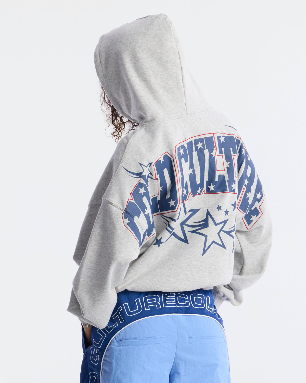 FOURTH OF JULY HOODIE HEATHER GREY - Cold Culture #woman