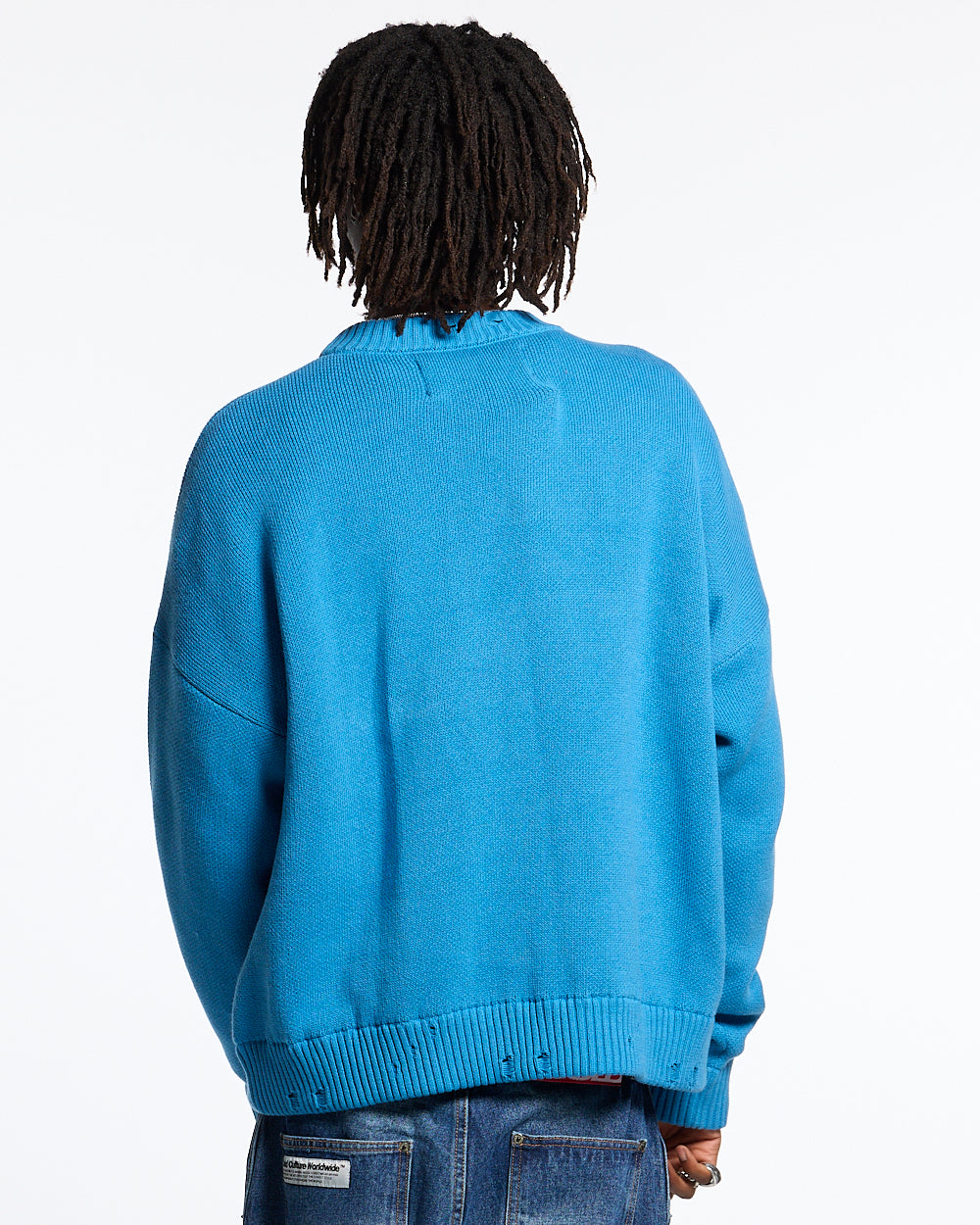 HARPER KNIT BLUE & WHITE