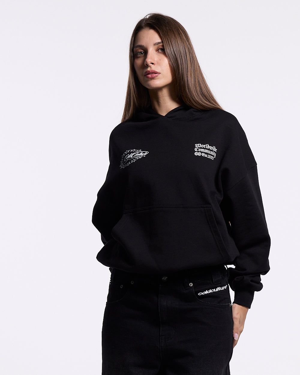 WOLFY HOODIE BLACK