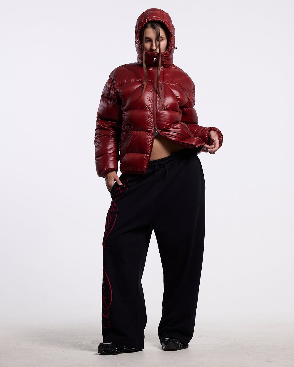 CLOUD ARMOUR PUFFER BURGUNDY