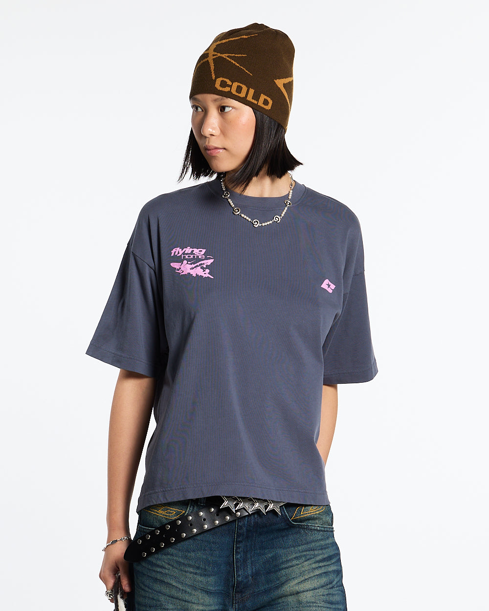 FLYING HOME TEE INDIA INK