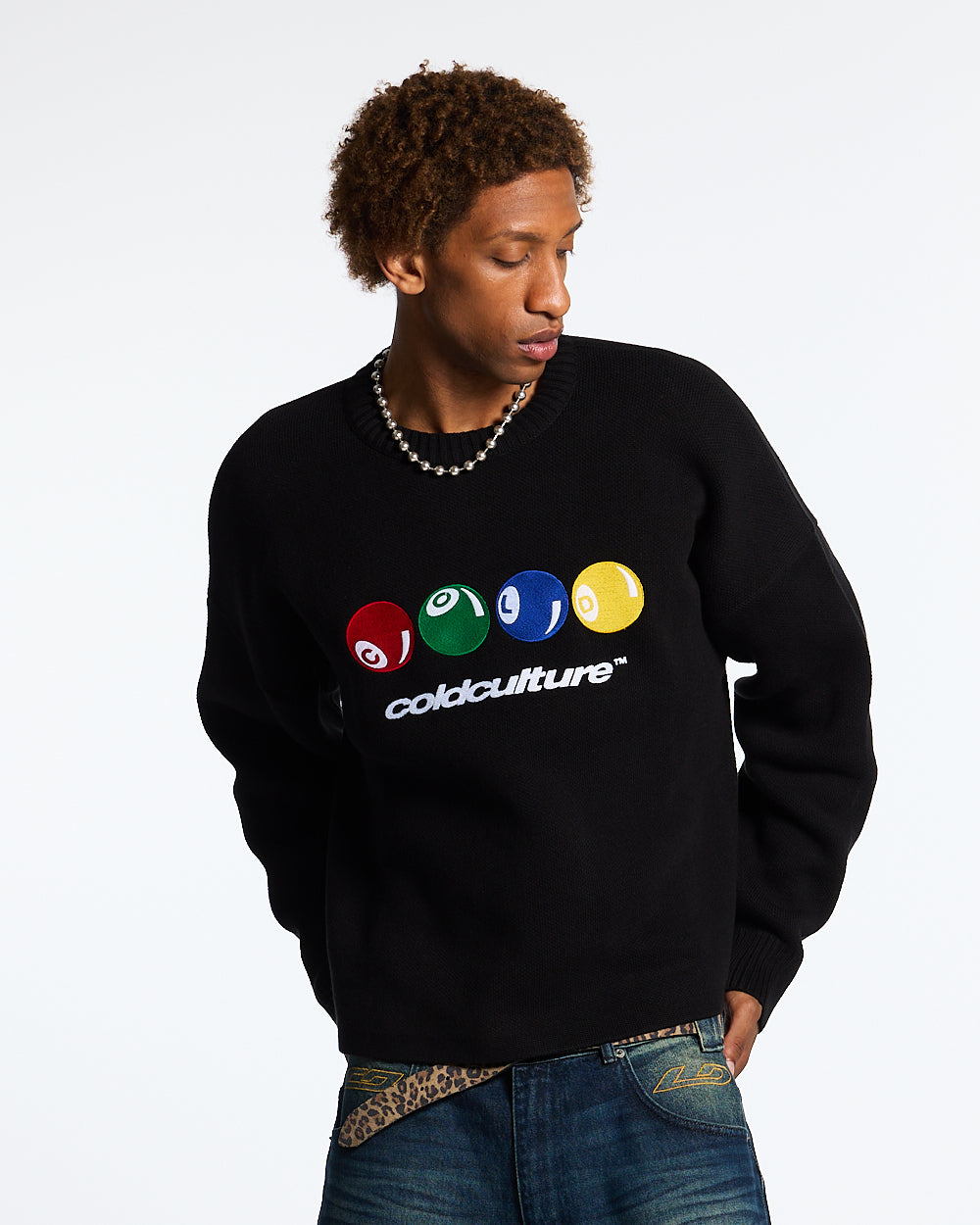 POOL KNIT BLACK