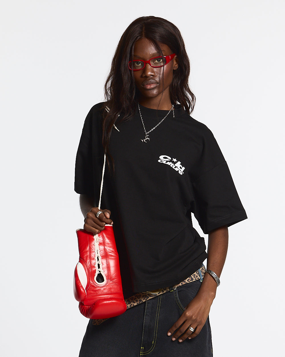 HEART ASHTRAY TEE BLACK