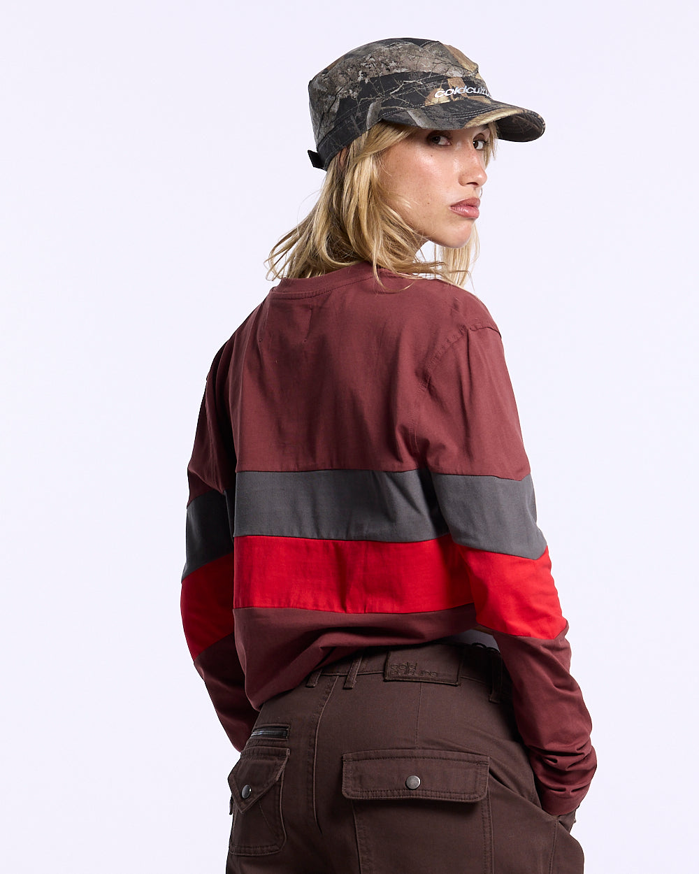 INTERSTATE LONGSLEEVE BURGUNDY - Cold Culture #woman