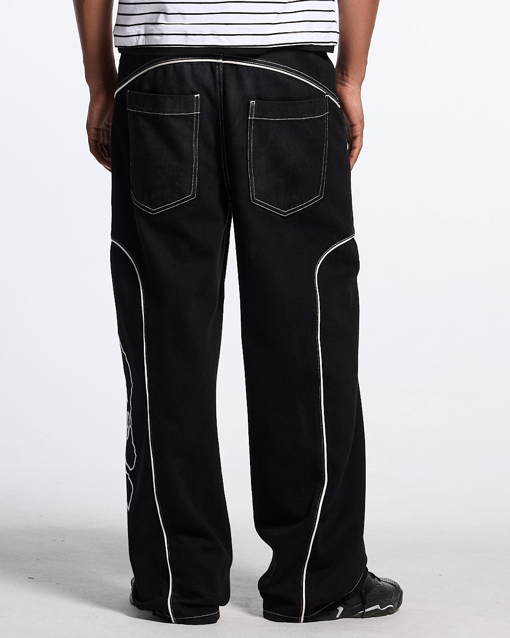 ROLLER V2 DENIM PANTS BLACK