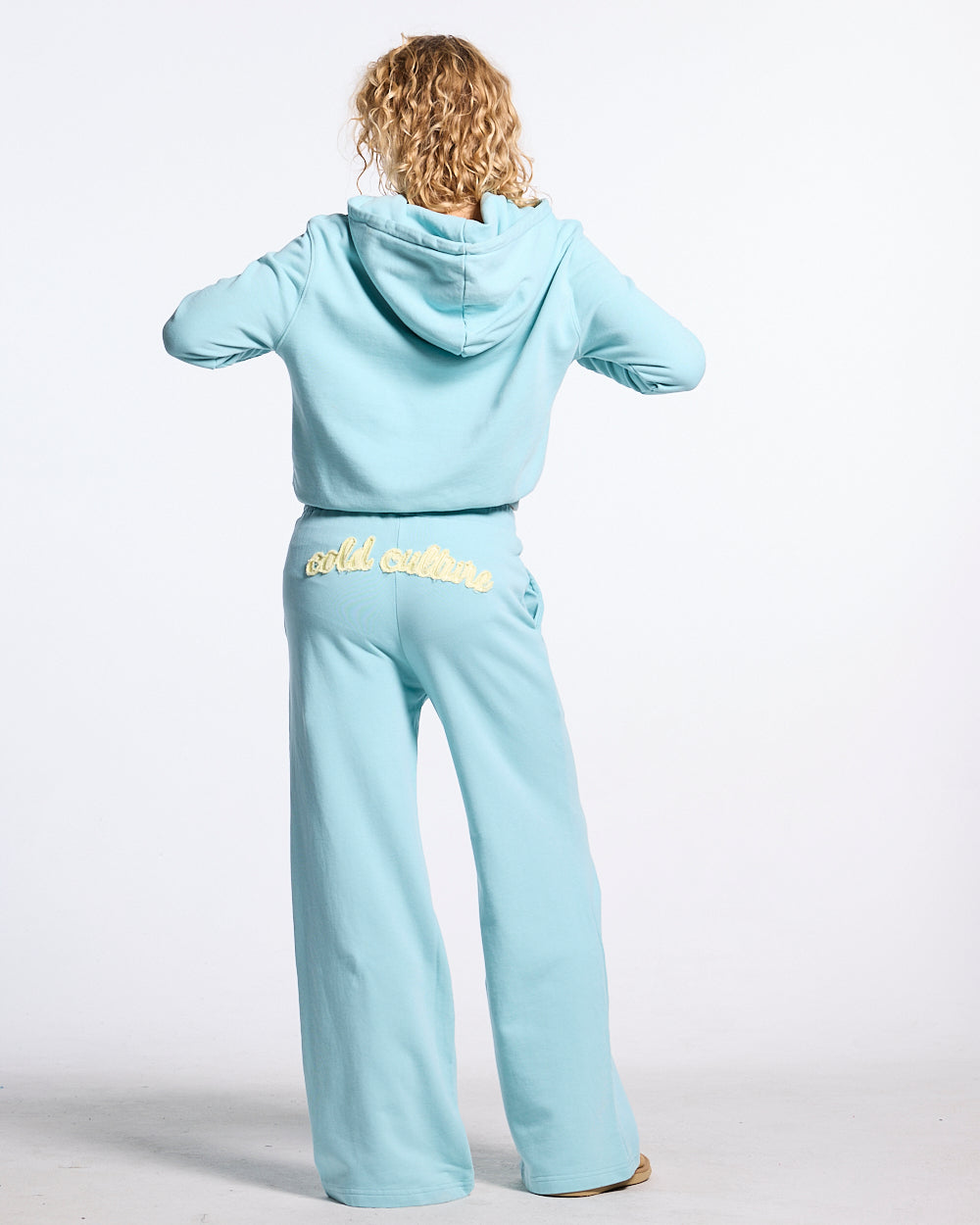 COLLEGE 55 ZIP HOODIE BLUE