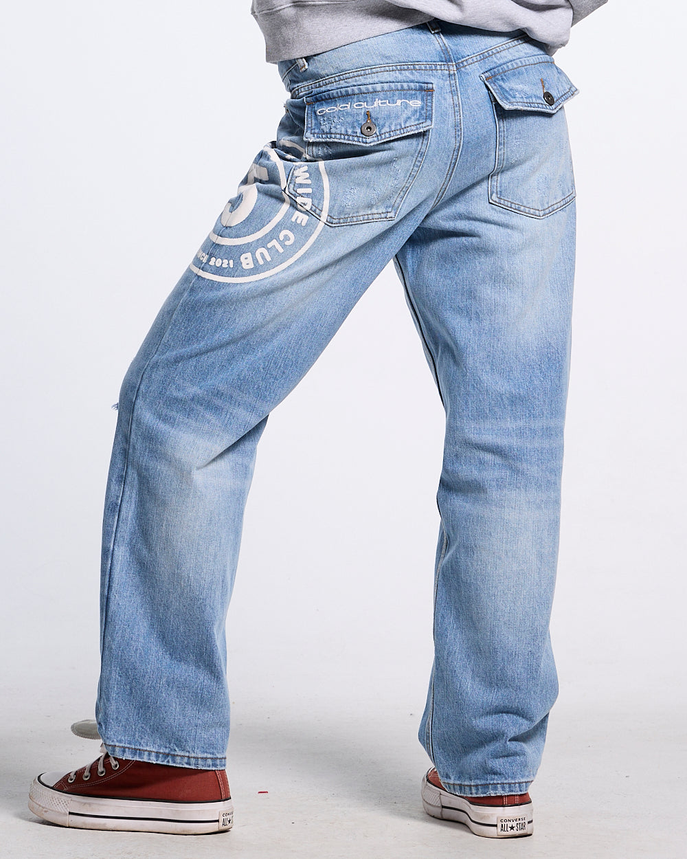 GRUNGE V1 PANTS LIGHT BLUE