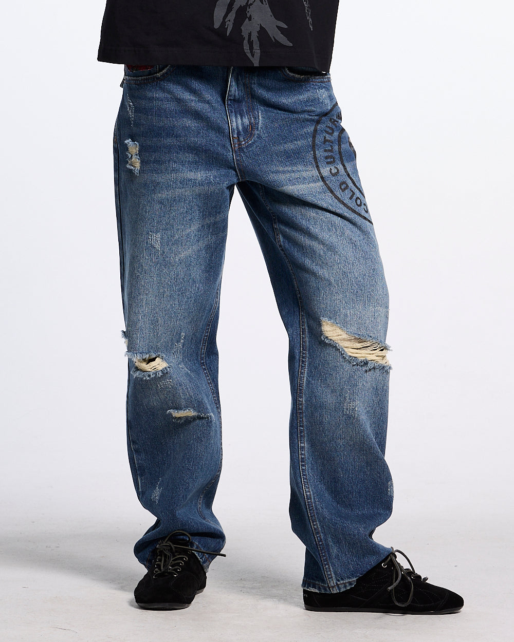GRUNGE V1 PANTS DARK BLUE