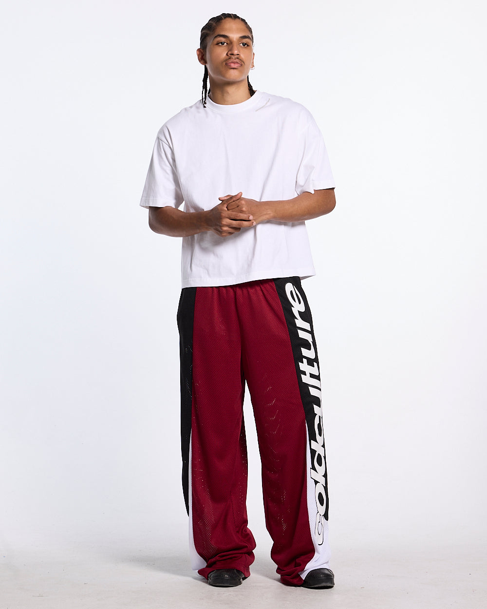 DECALS PANTS BURGUNDY