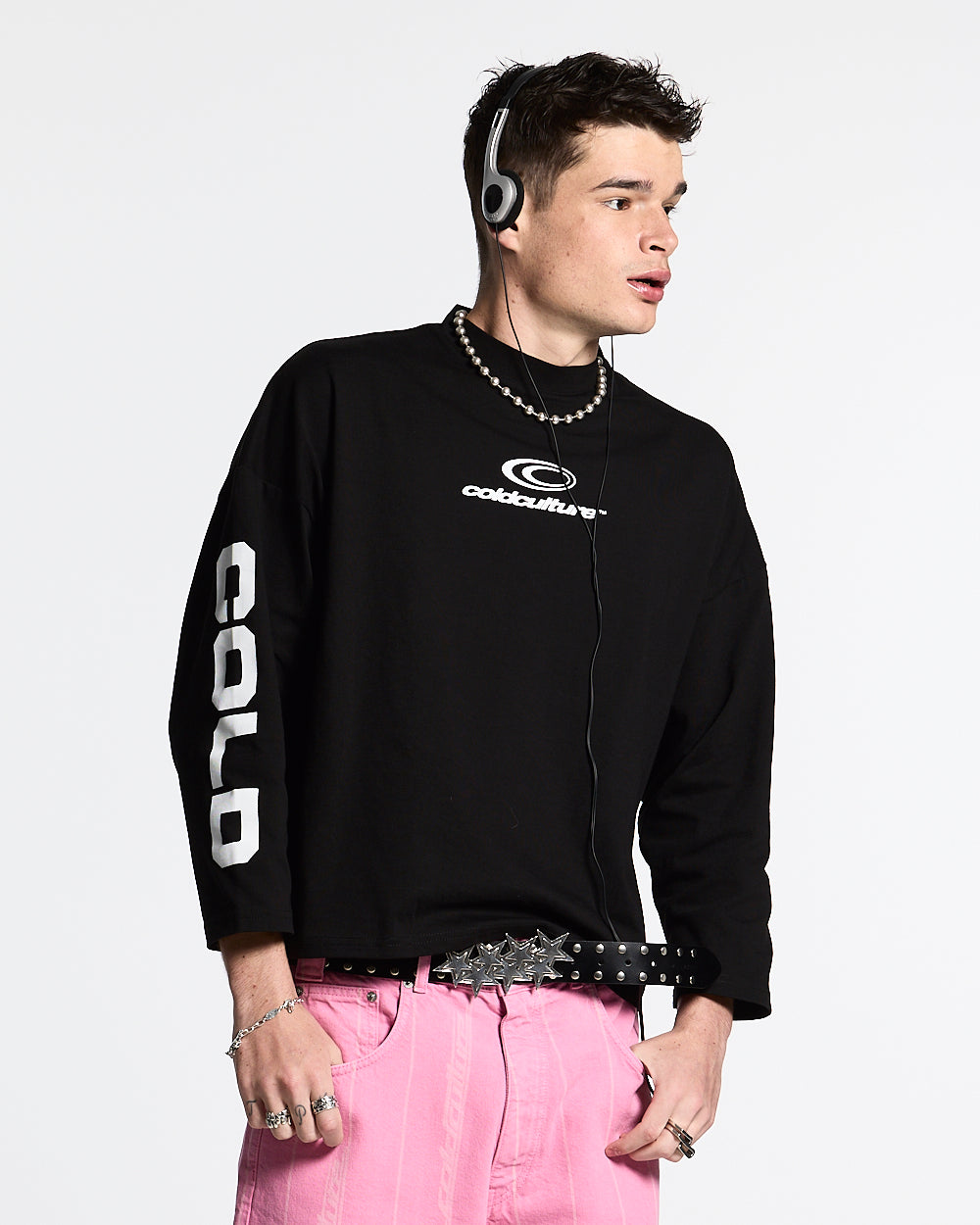 55 FLAMES LONGSLEEVE BLACK