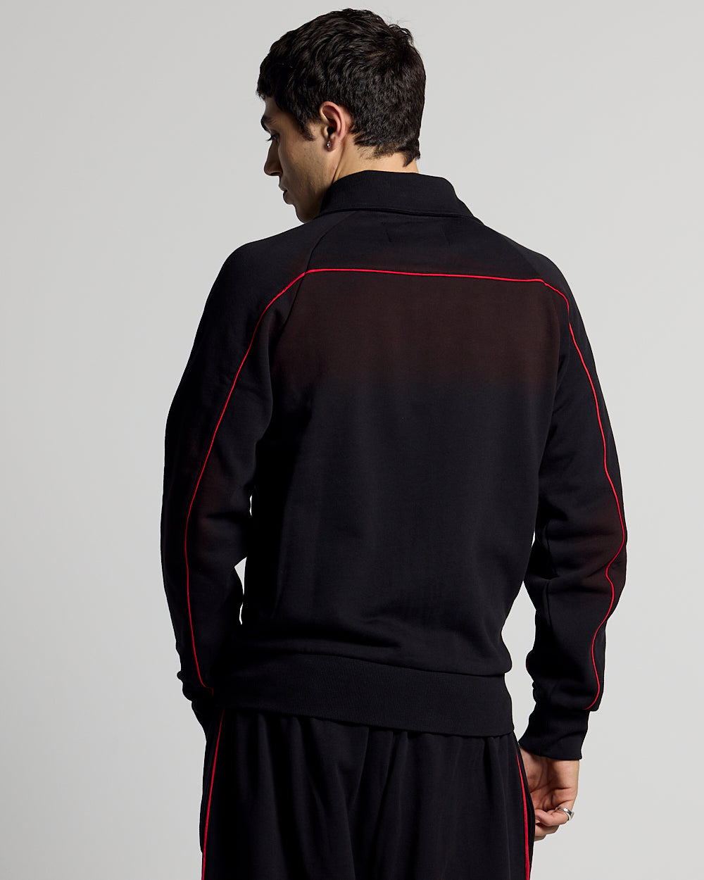 SAVAGE WASHED JACKET BLACK & RED