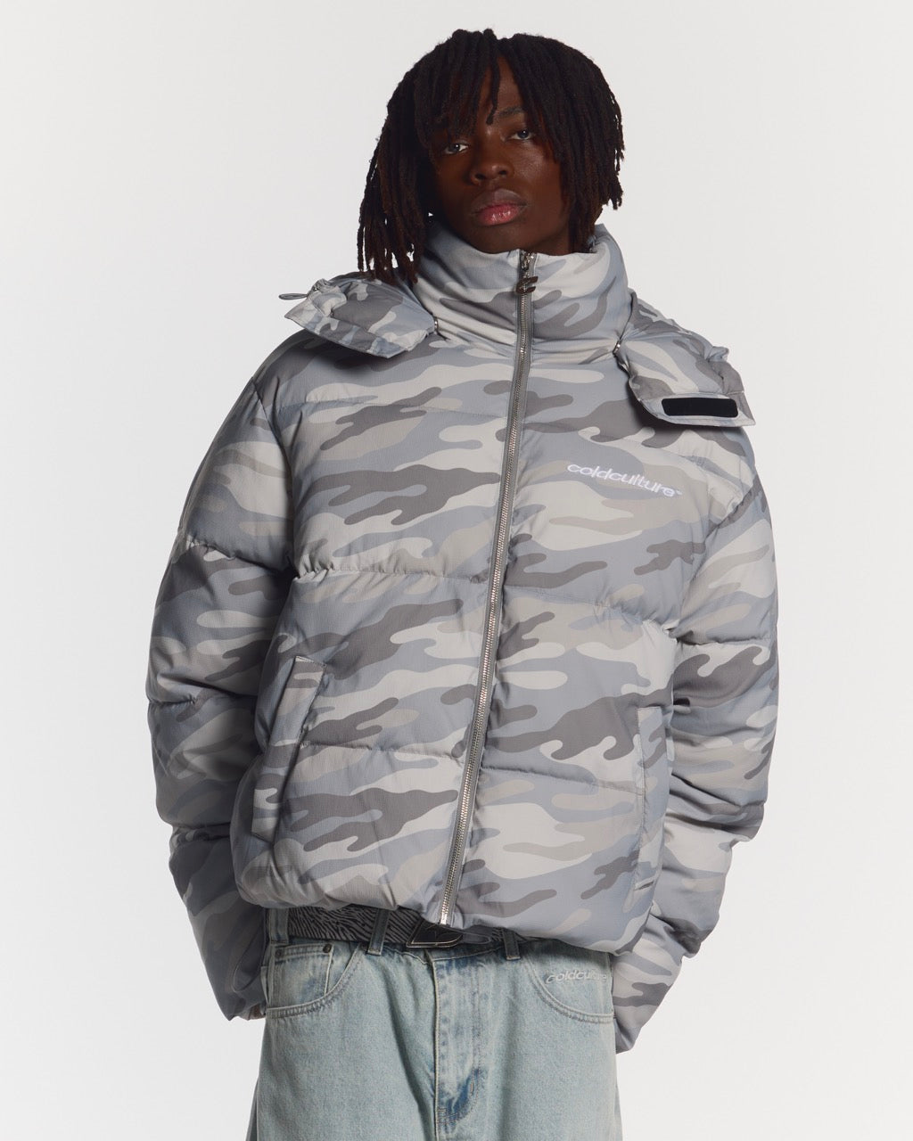 EVERYDAY PUFFER GRAY CAMO