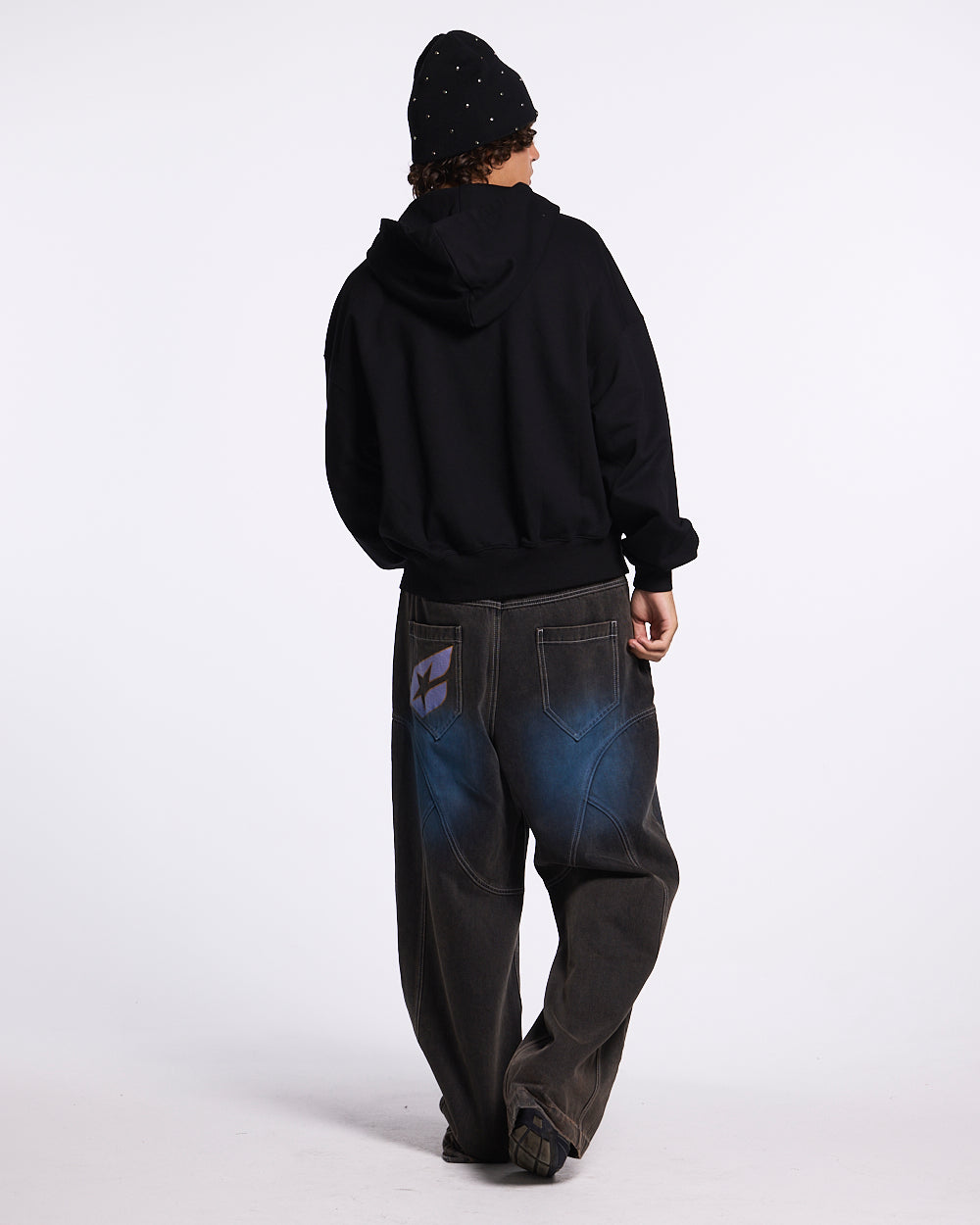 HARPER ZIP HOODIE BLACK