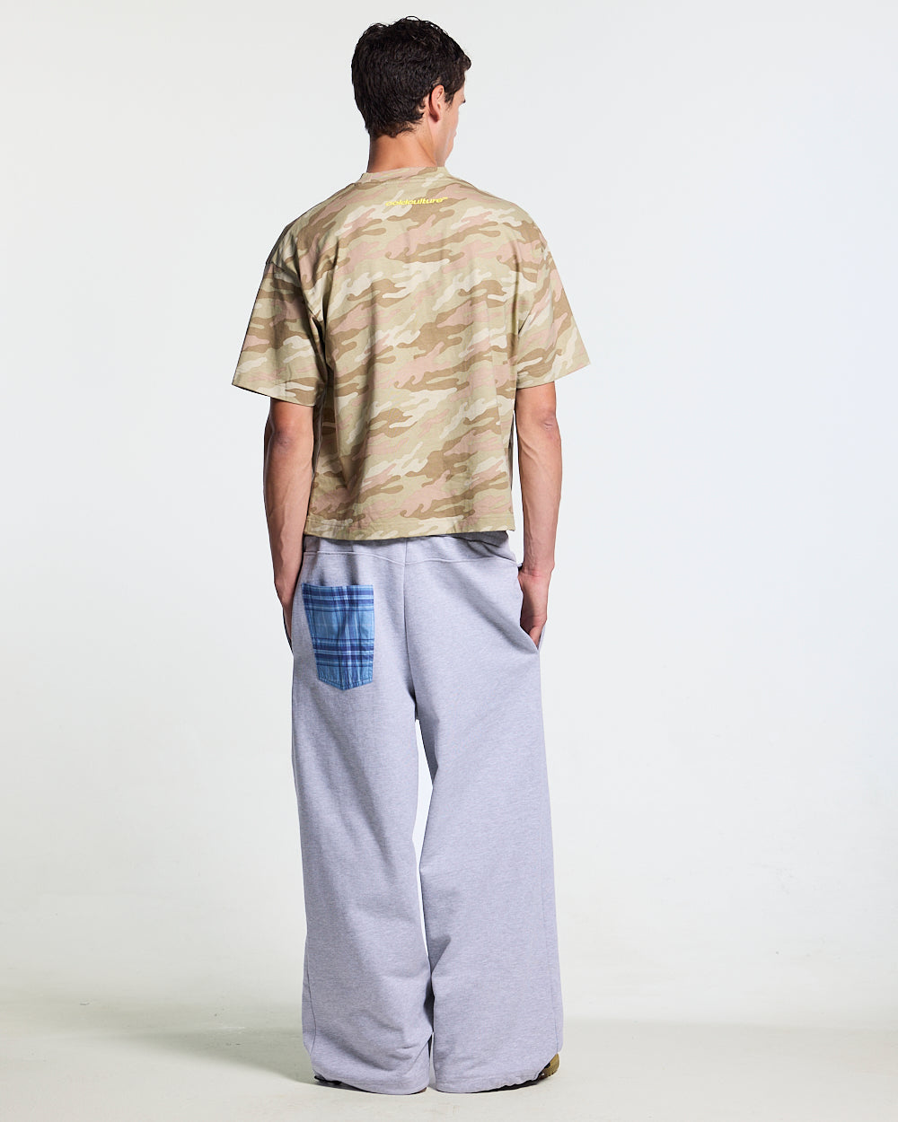 CROSSED SCRIPT TEE CAMO