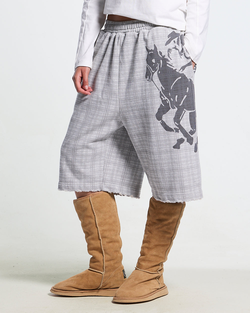 NOVEL SHORT SWEATPANTS GREY