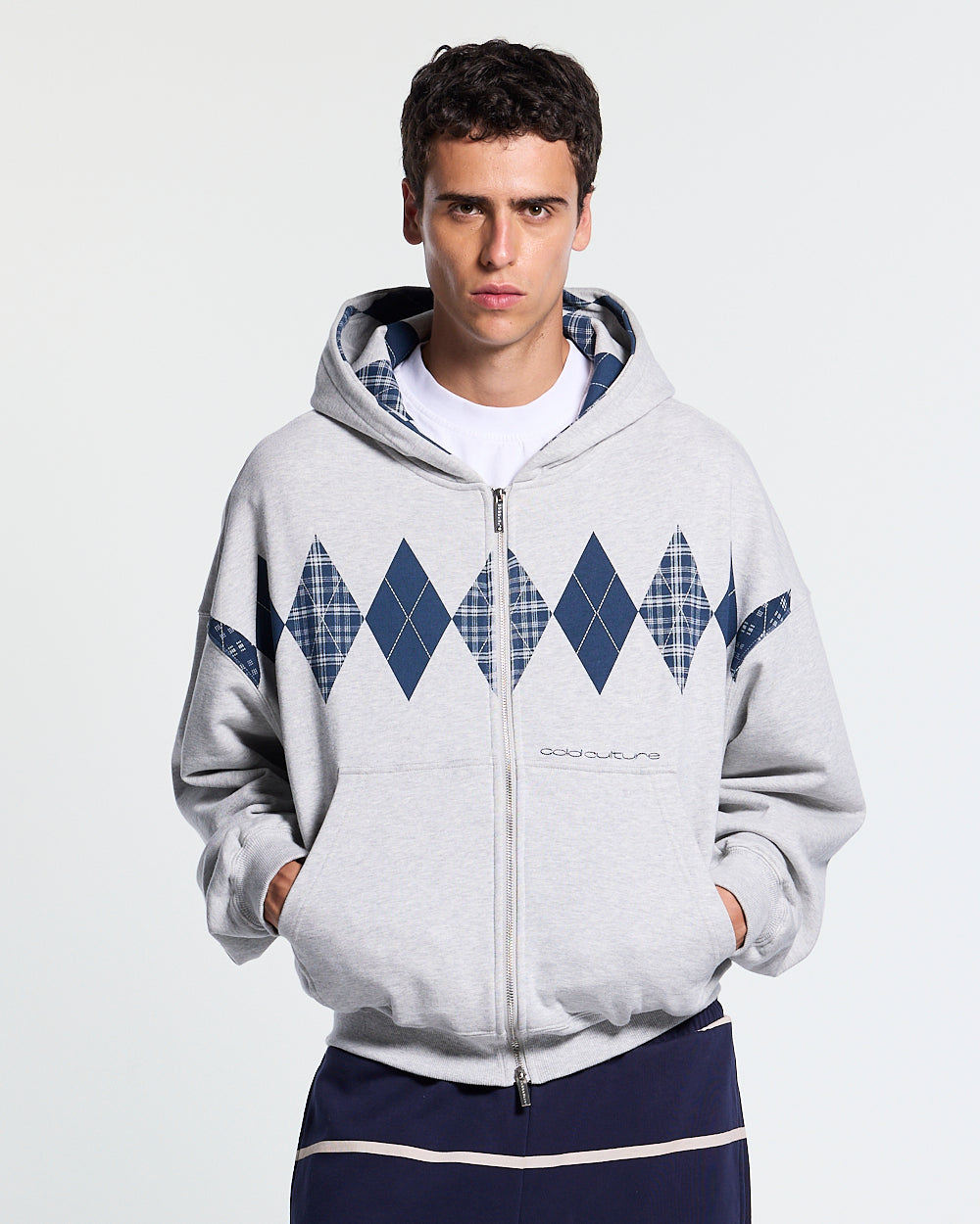 DECADE ZIP HOODIE HEATHER GREY