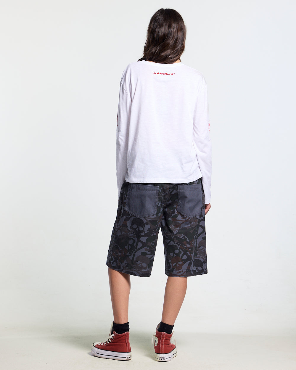 NIGHTSKULL SHORTS GREY