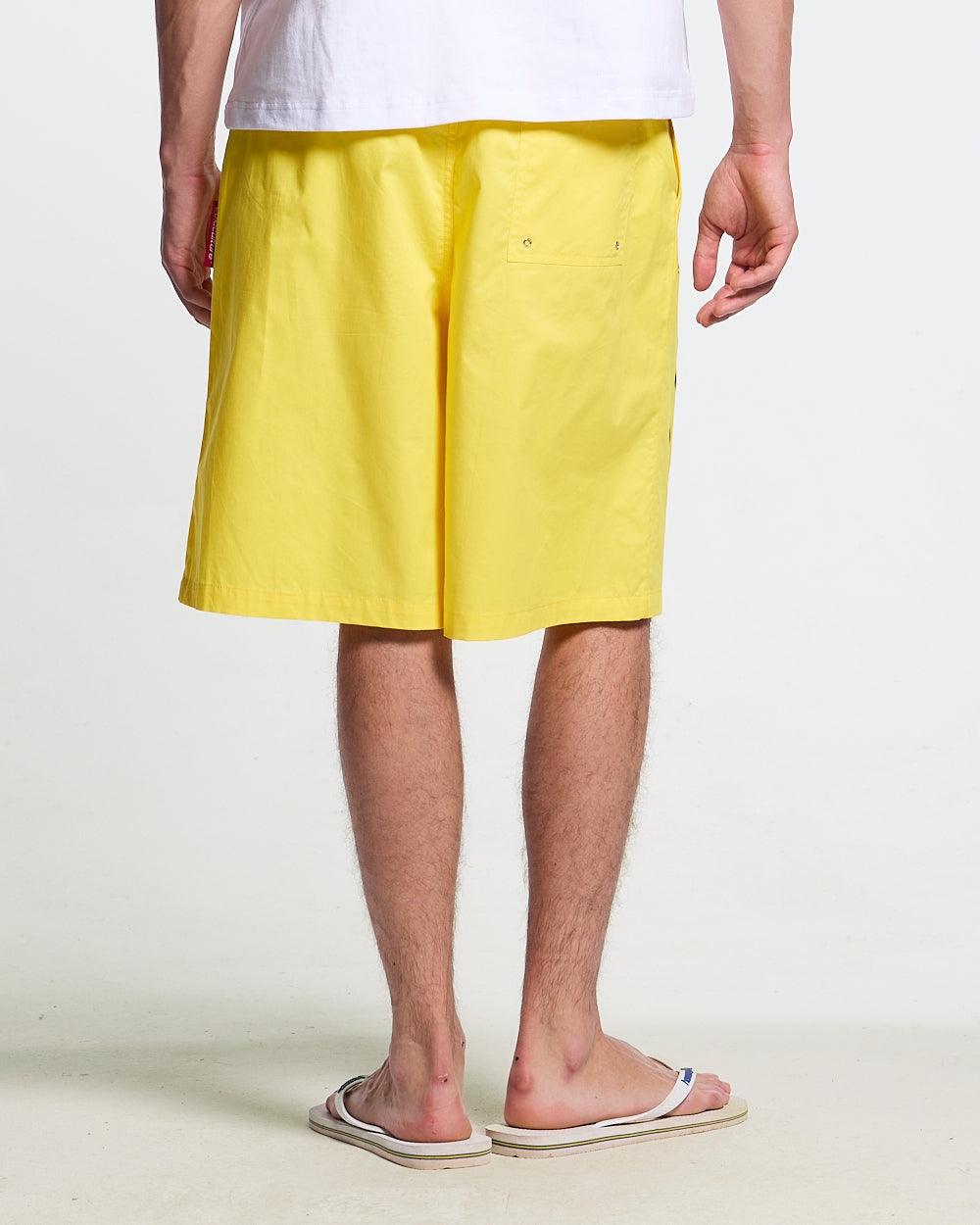 SCRIPT SWIMSHORTS YELLOW