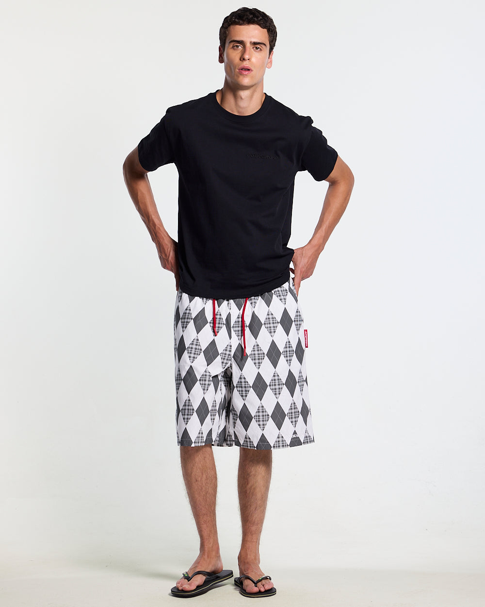 PREPPY SWIMSHORTS WHITE