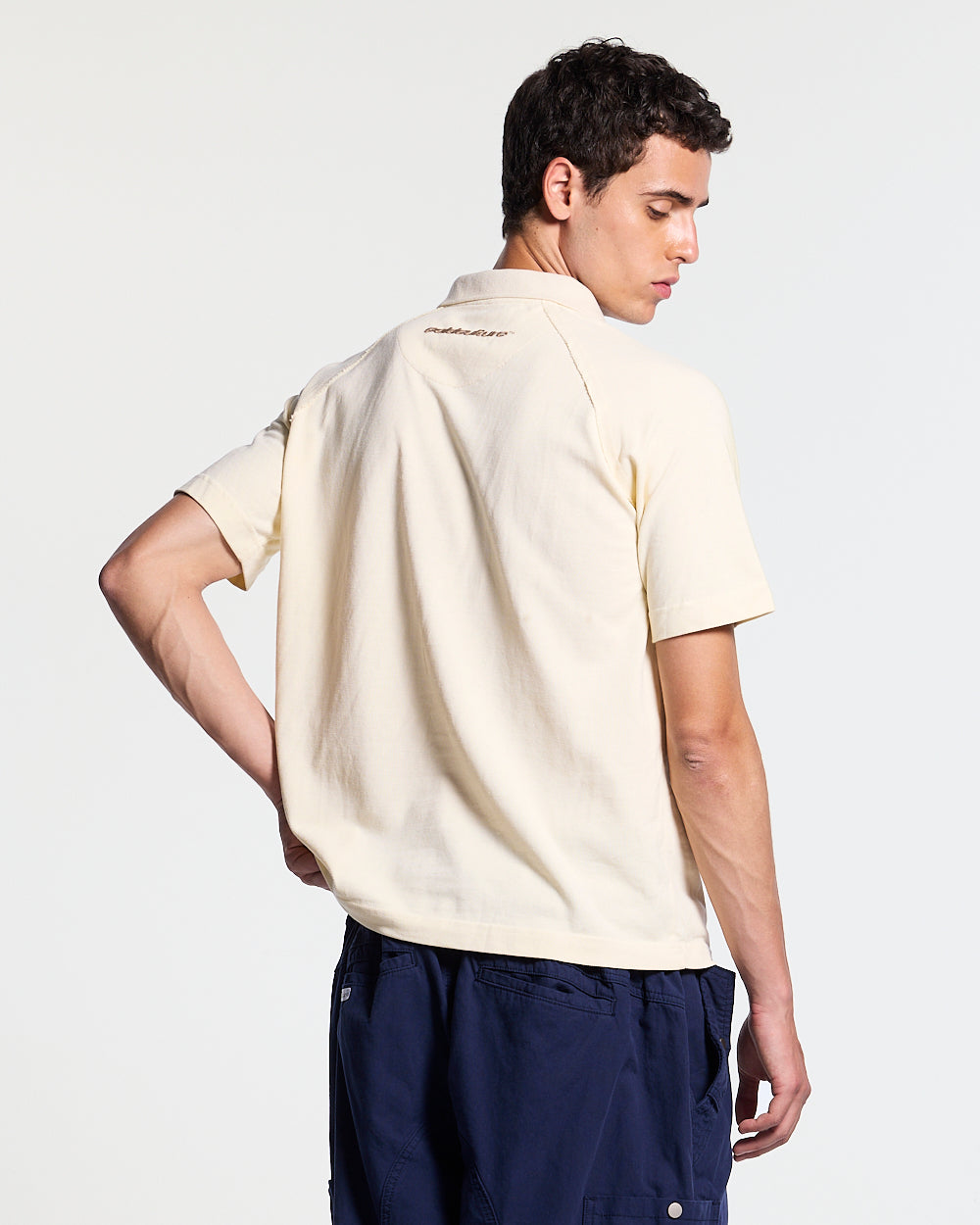GOTHIC DISTRESSED POLO BEIGE