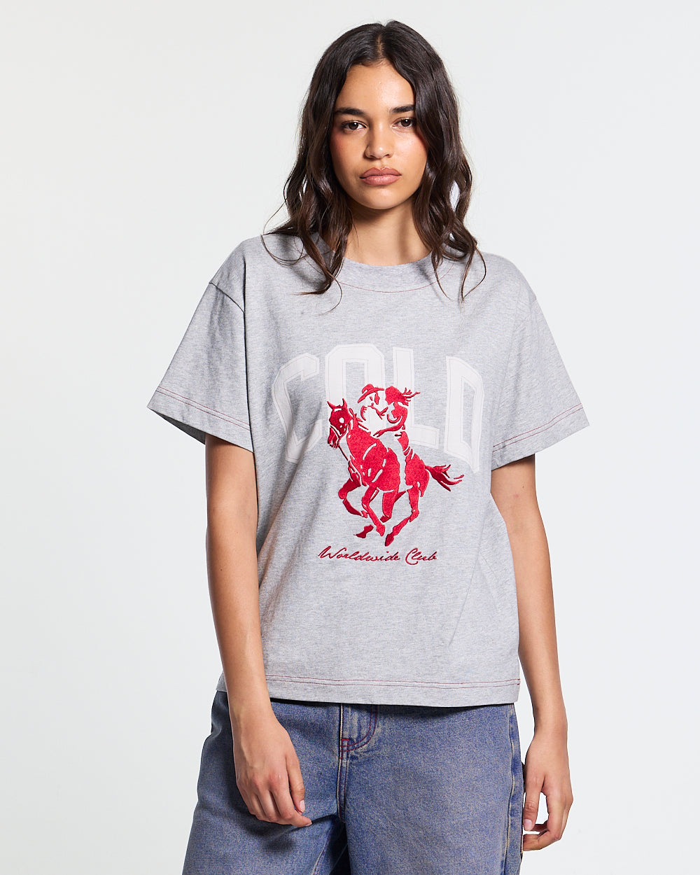 OPERA TEE HEATHER GREY