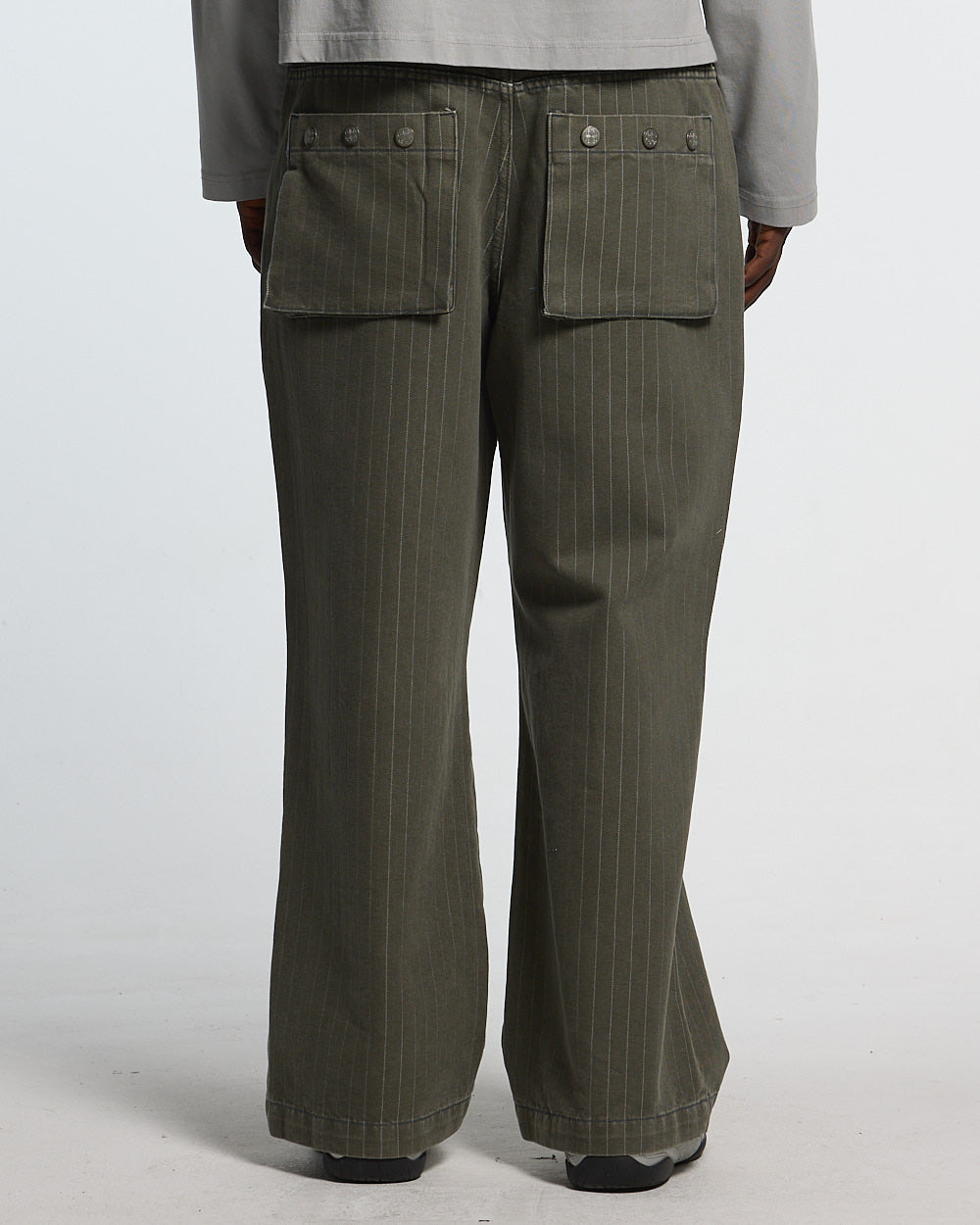 CASINO PANTS GREEN DENIM