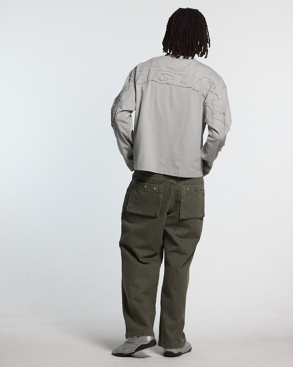 CASINO PANTS GREEN DENIM