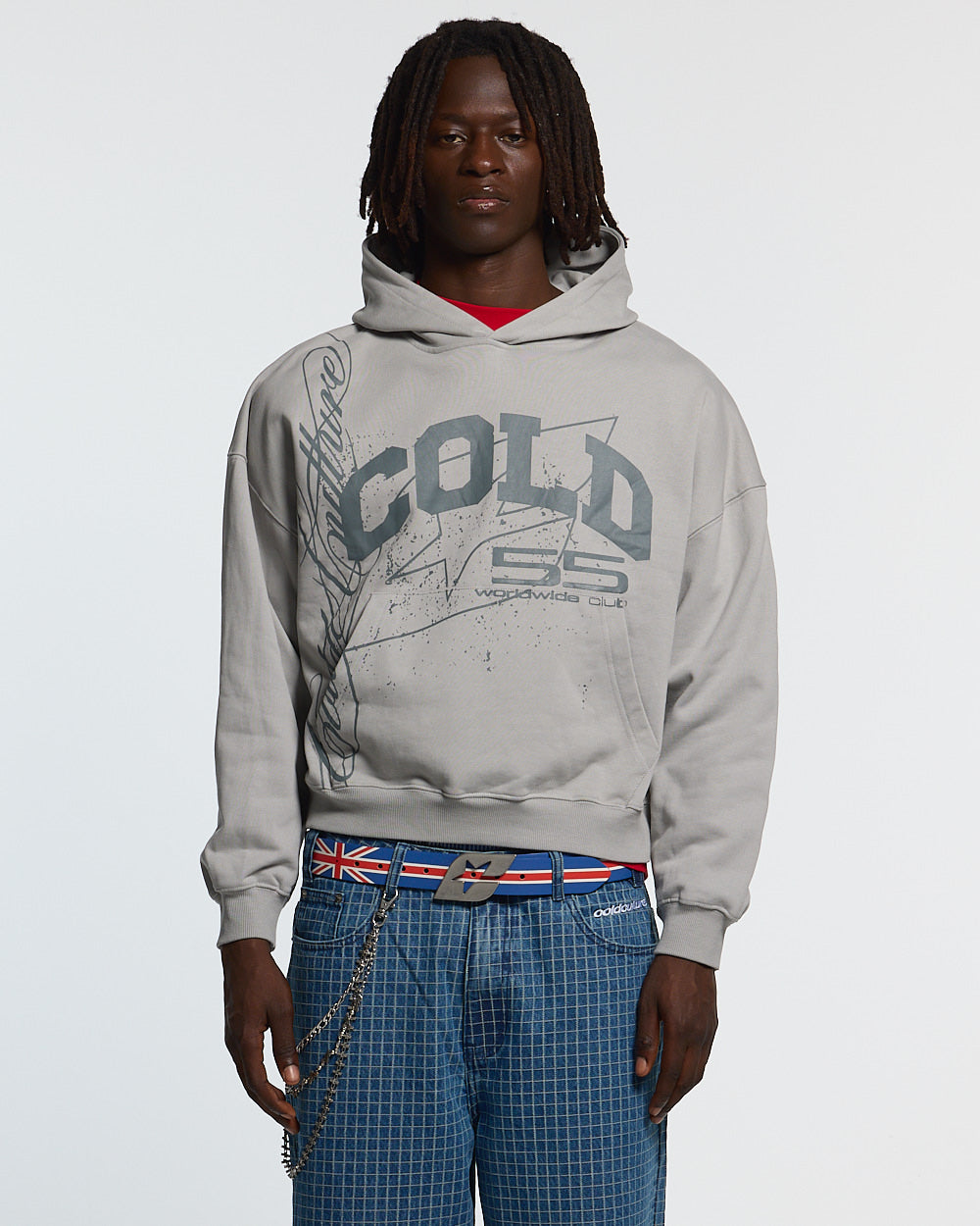 ON ROAD HOODIE GREY & GREEN