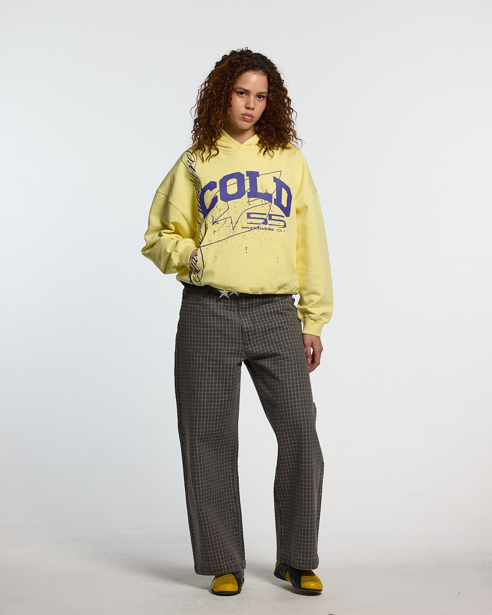 ON ROAD HOODIE YELLOW & BLUE