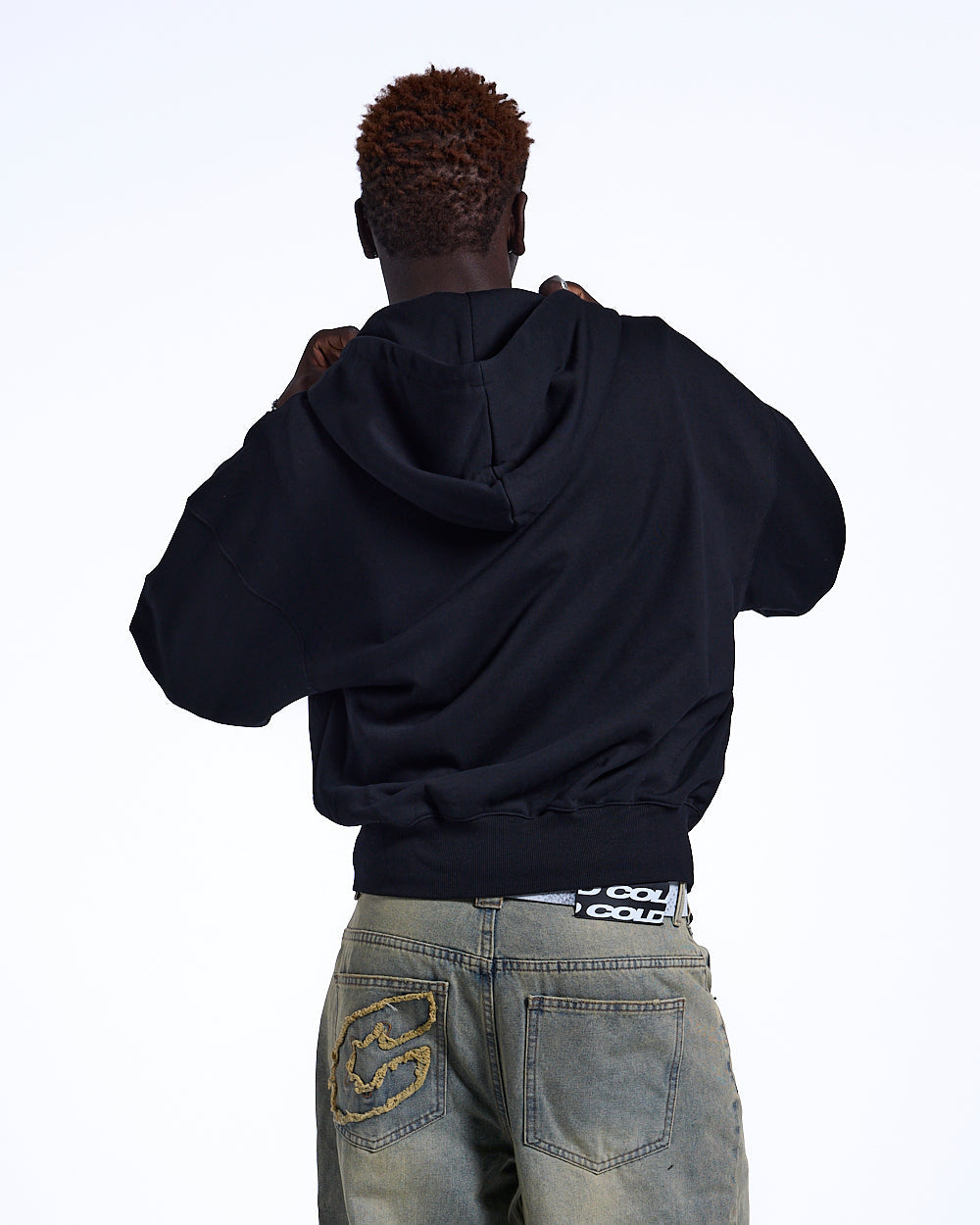 HARPER ZIP HOODIE BLACK