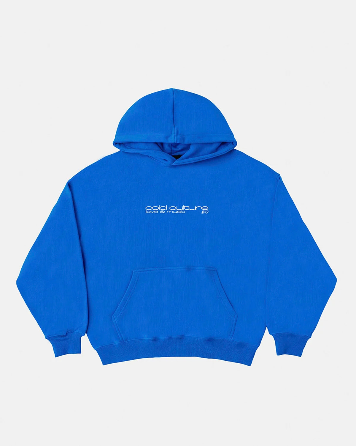 LOVEPODS HOODIE BLUE - Cold Culture #packshot