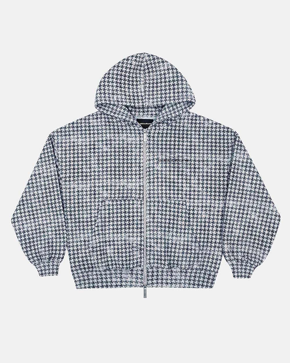MAISON STREET ZIP HOODIE HEATHER GREY