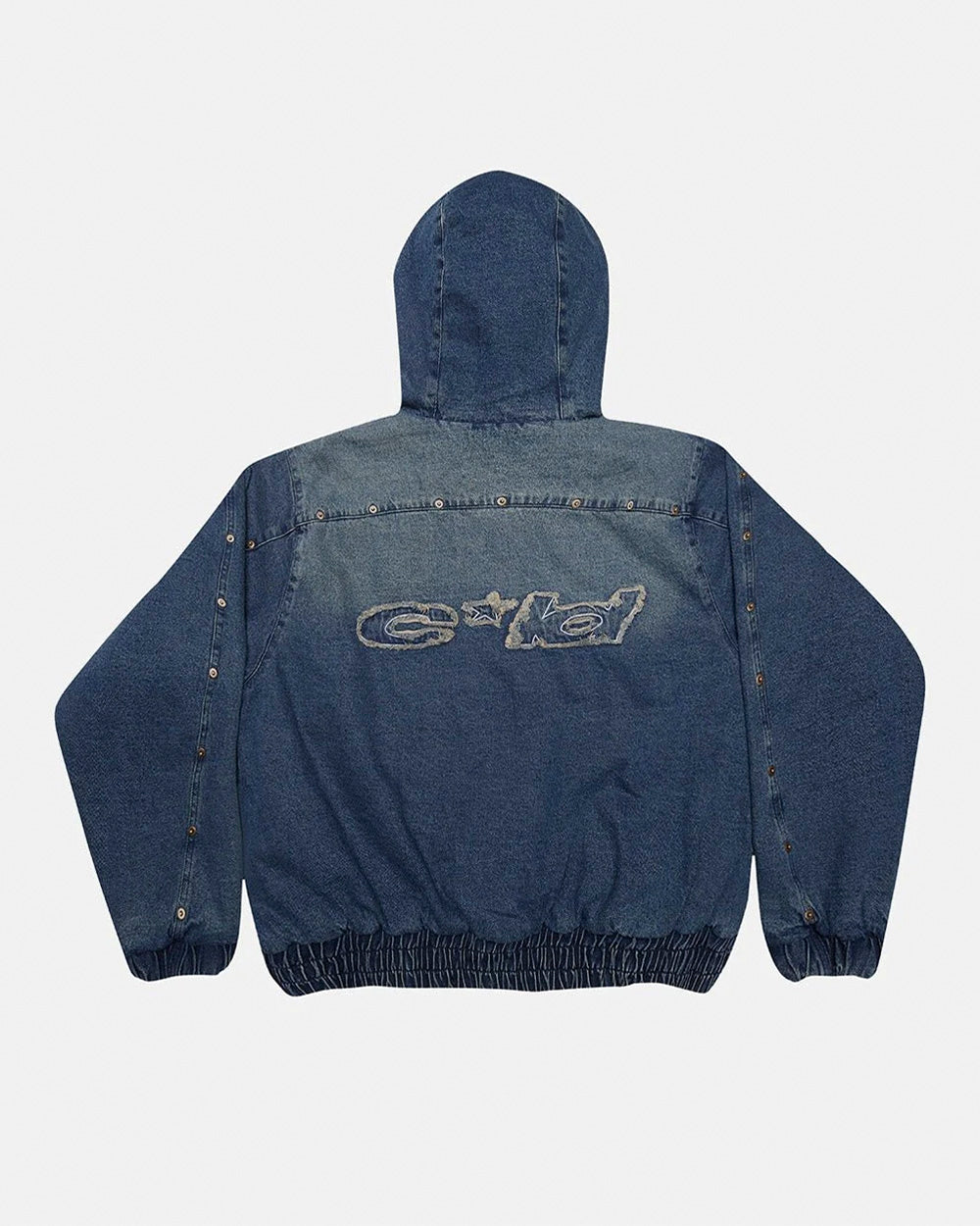 MIKE HOODED JACKET DENIM